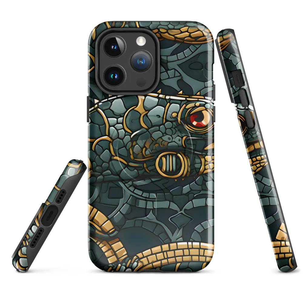 Lizards of Abstraction | Phone Case |  14 Pro Max | MagSafe® Tough Case | Glossy
