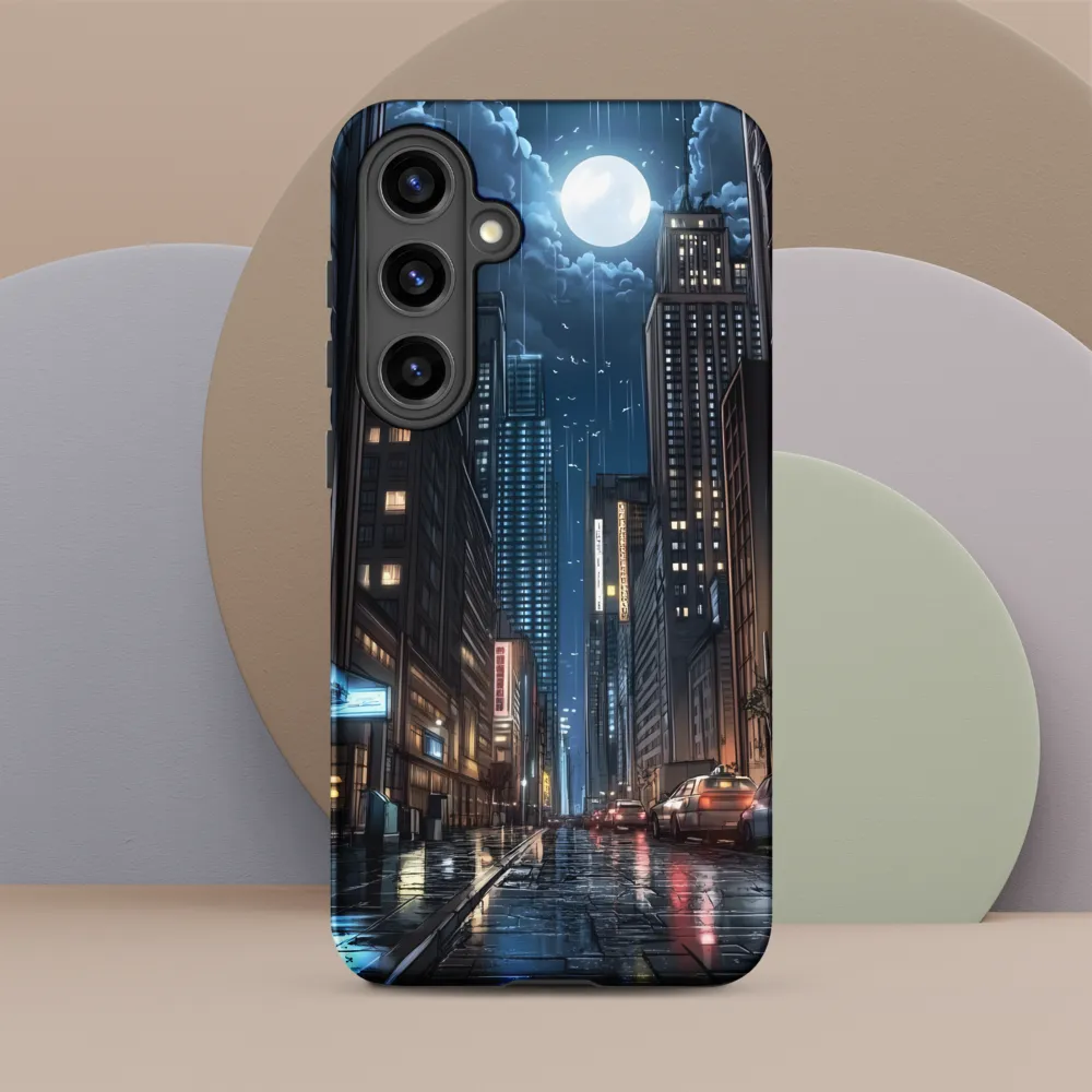 Moonlit Urban Serenity | Phone Case |  S24 Plus | Tough Case | Matte
