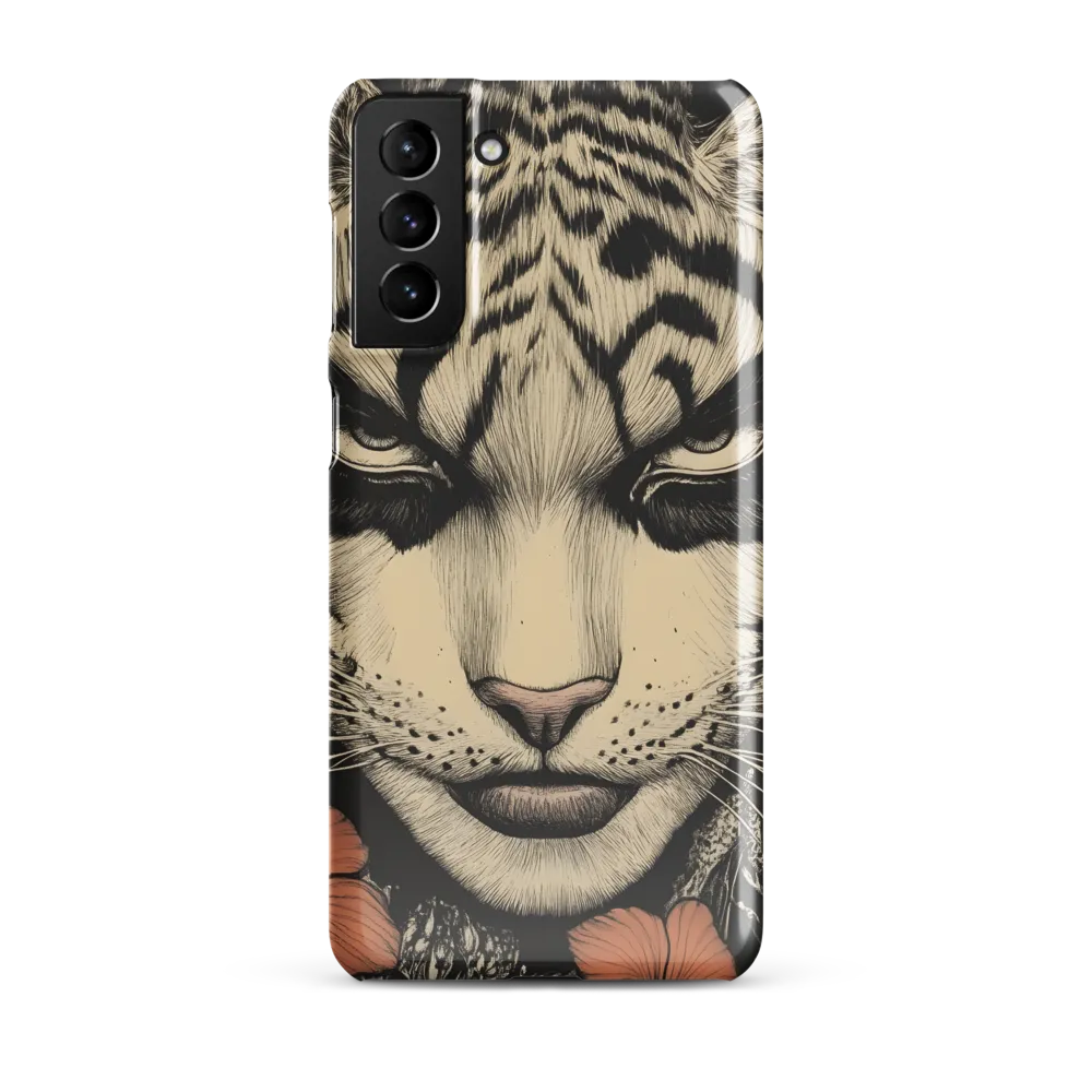 Feline Majesty: The Human-Leopard Connection | Phone Case |  S21 Plus | Snap Case | Glossy