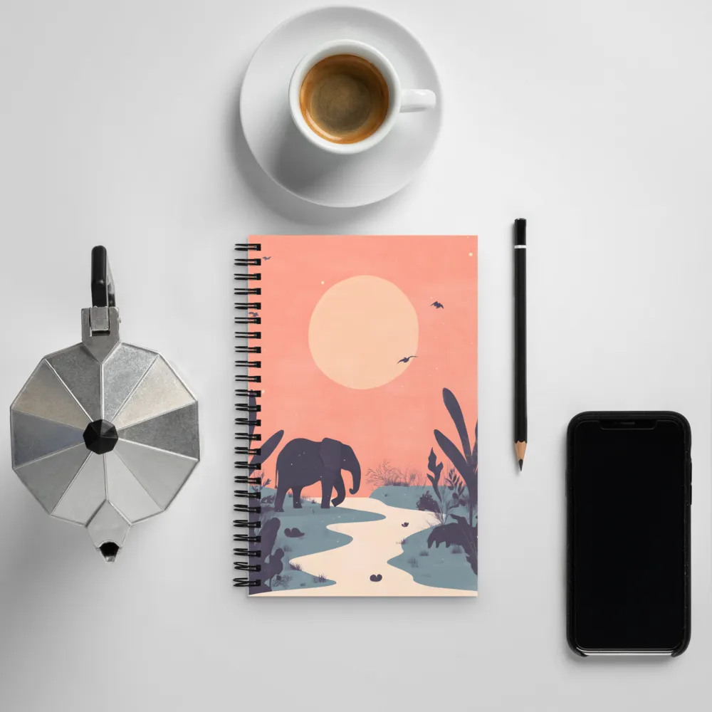 Serenity in the Savanna | Spiral Notebook