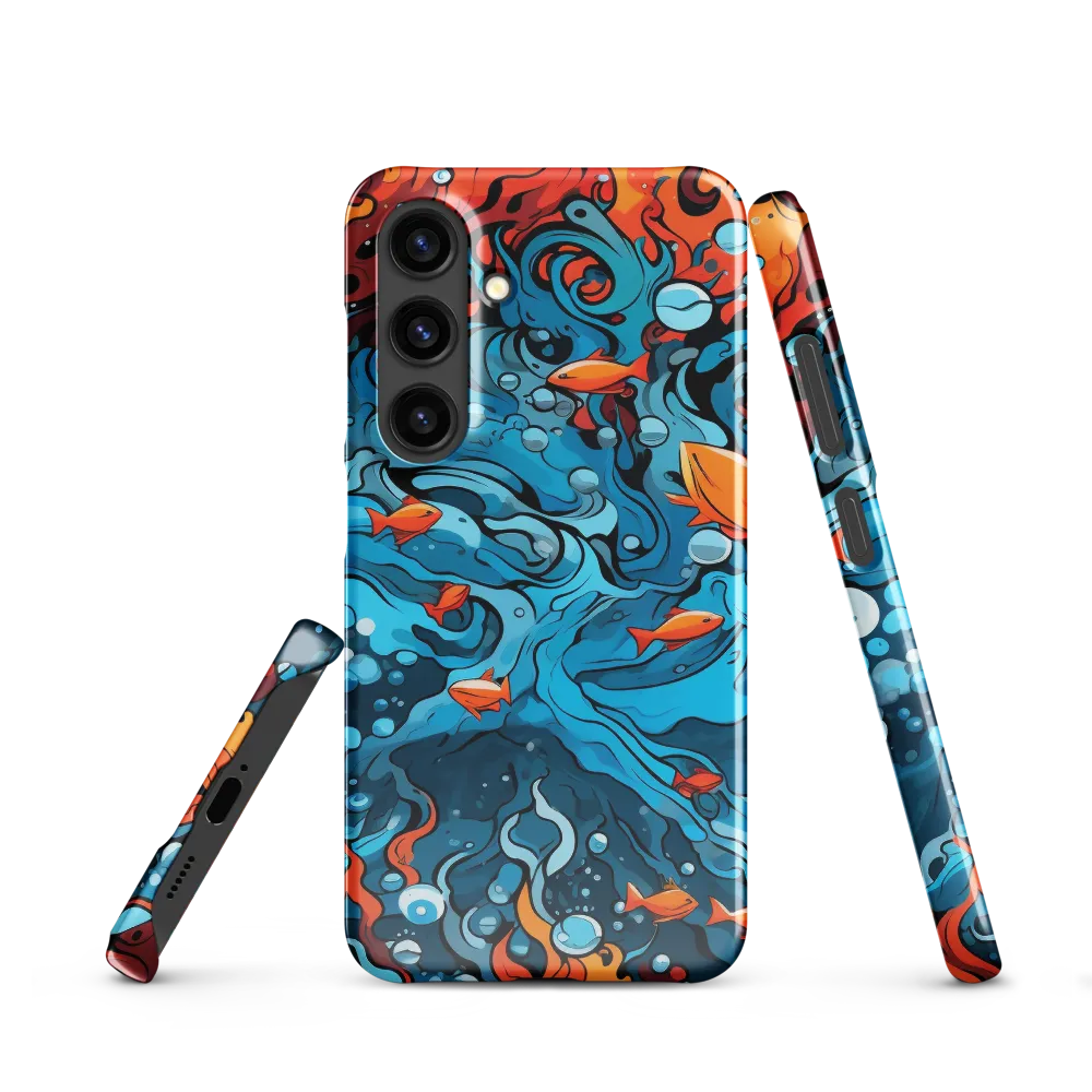 Fluid Harmony: Ocean and Flames