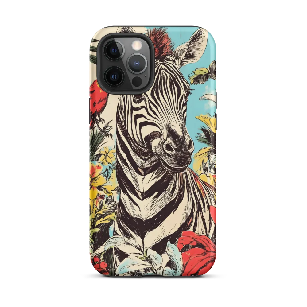 Zebra in Tropical Reverie