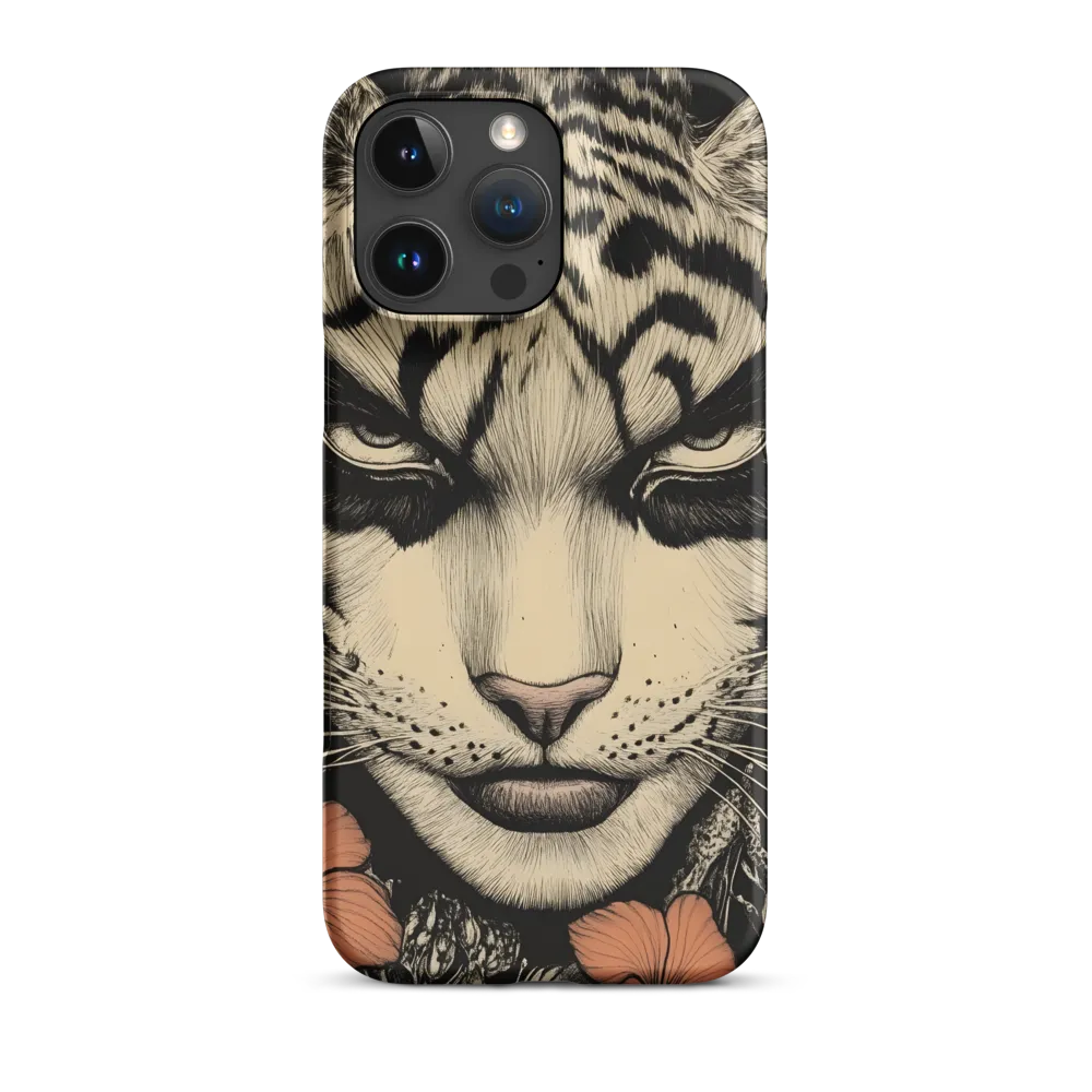 Feline Majesty: The Human-Leopard Connection | Phone Case |  16 Pro Max | Snap Case | Matte