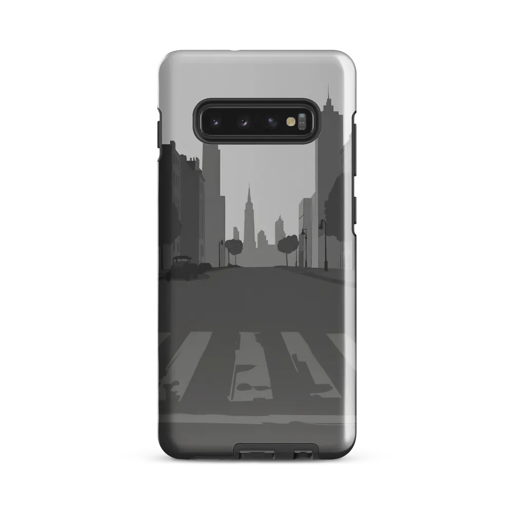 Nostalgic Cityscape | Phone Case |  S10 Plus | Tough Case | Glossy