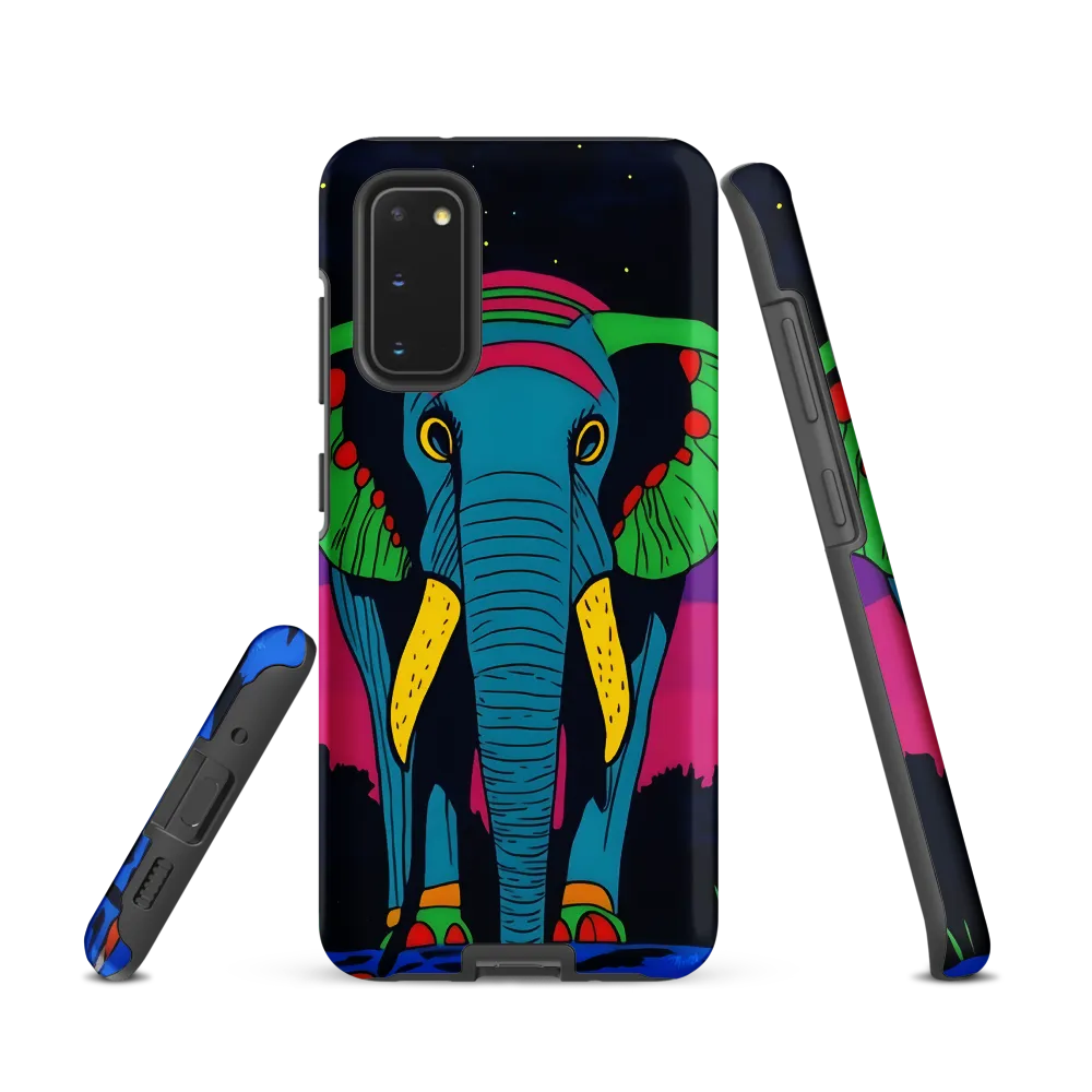 Whimsical Majesty: The Vibrant Elephant