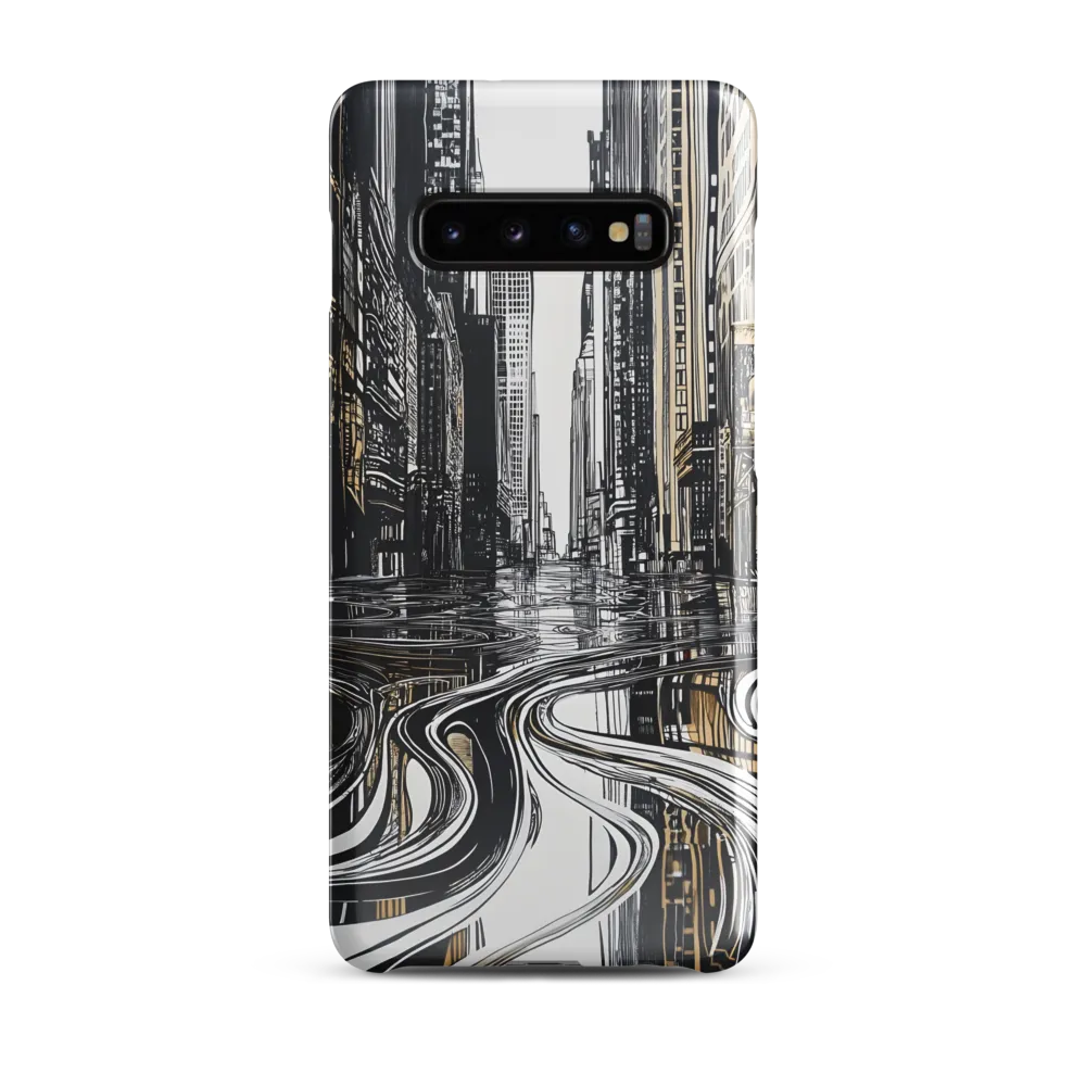 Urban Serenity: Reflections of Isolation | Phone Case |  S10 Plus | Snap Case | Glossy