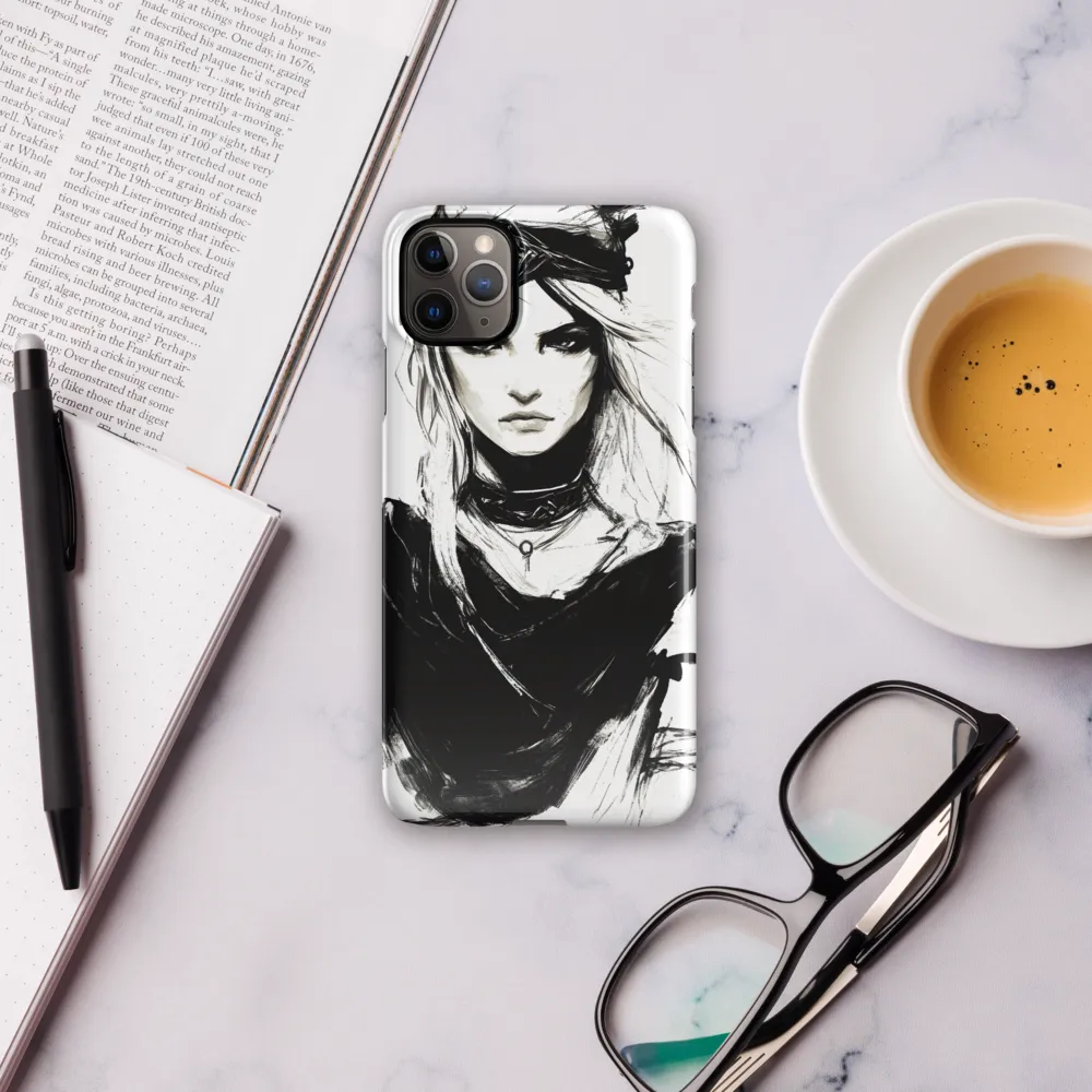 Intense Femininity in Monochrome | Phone Case |  11 Pro Max | Snap Case | Glossy