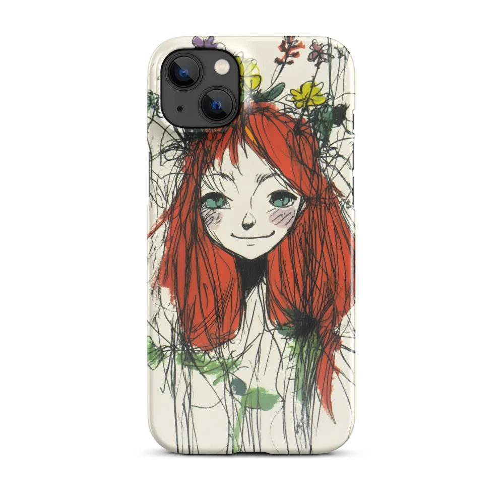 Whimsical Floral Portrait