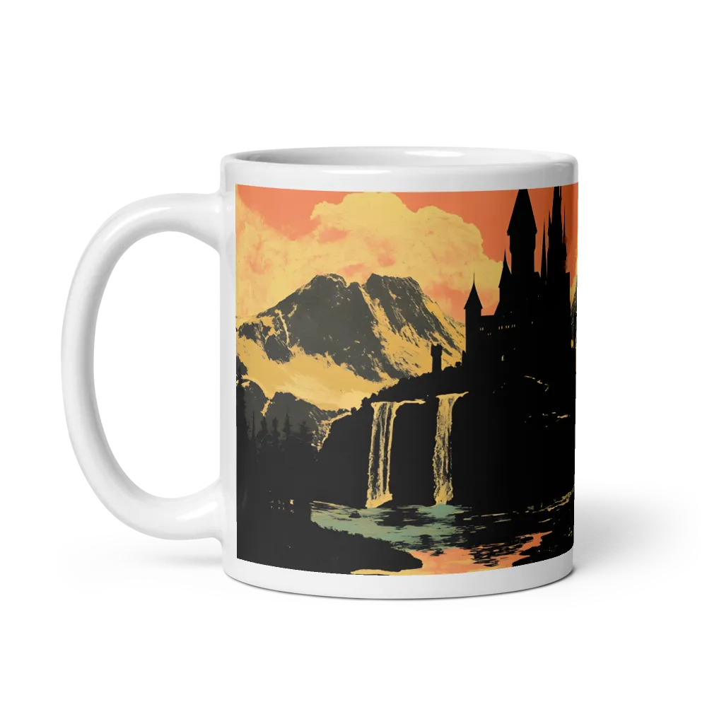 Mystical Castle in a Dreamscape | Mug with White inside | 11 oz