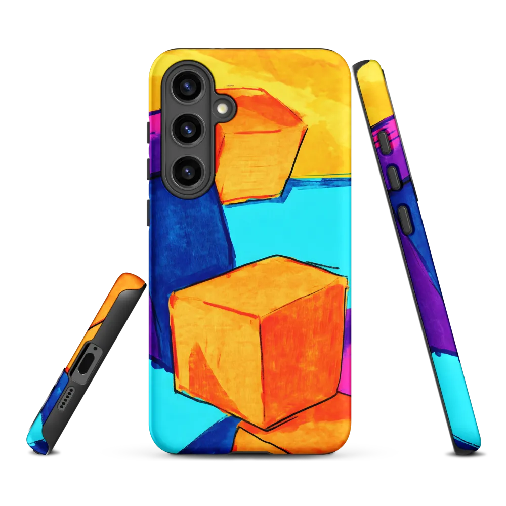 Playful Cubes in Vibrant Harmony