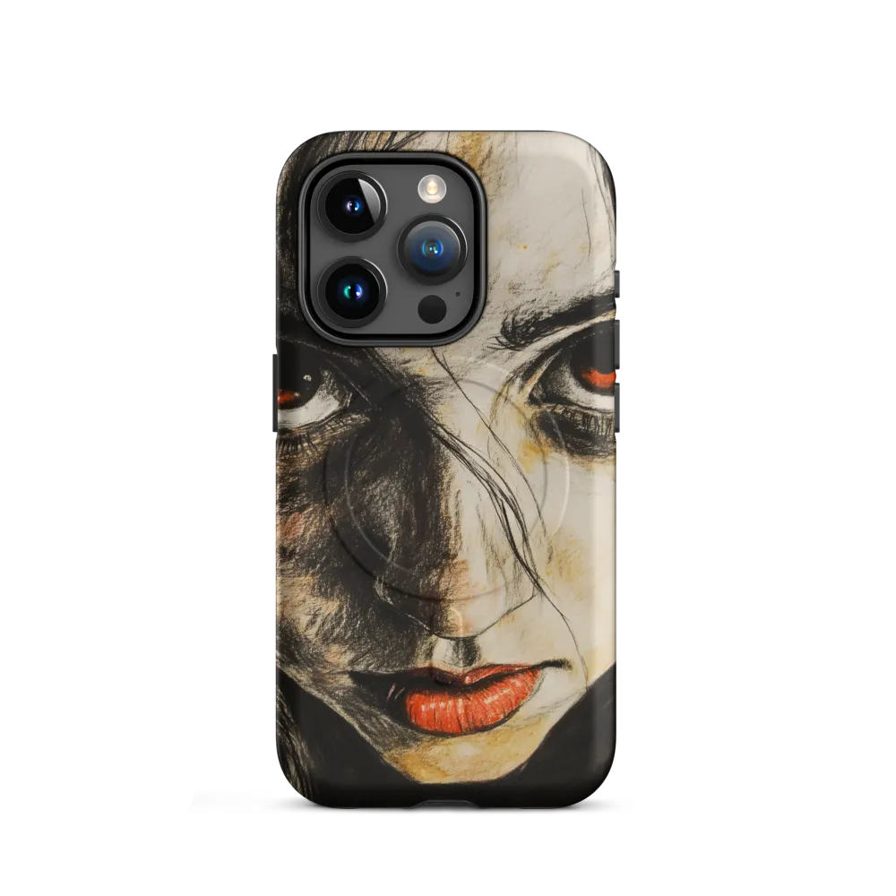 Gaze of Intensity | Phone Case |  15 Pro | MagSafe® Tough Case | Matte