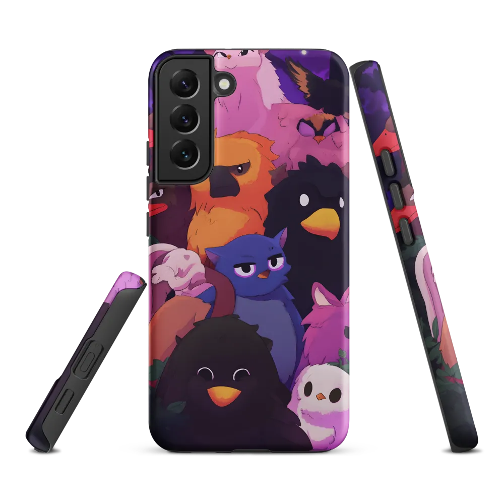 Whimsical Avian Gathering