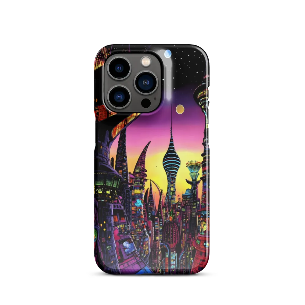Futuristic Cityscape at Dusk