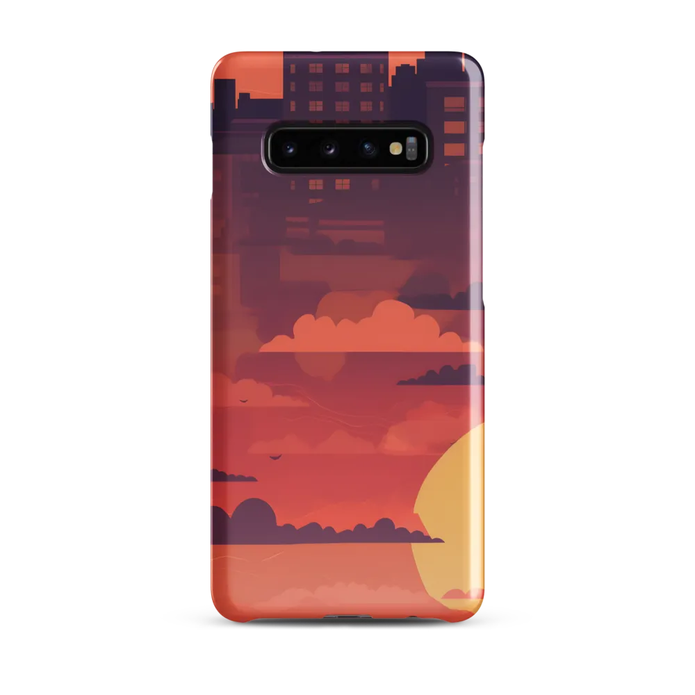 Urban Dusk: A Symphony of Cityscapes | Phone Case |  S10 Plus | Snap Case | Glossy