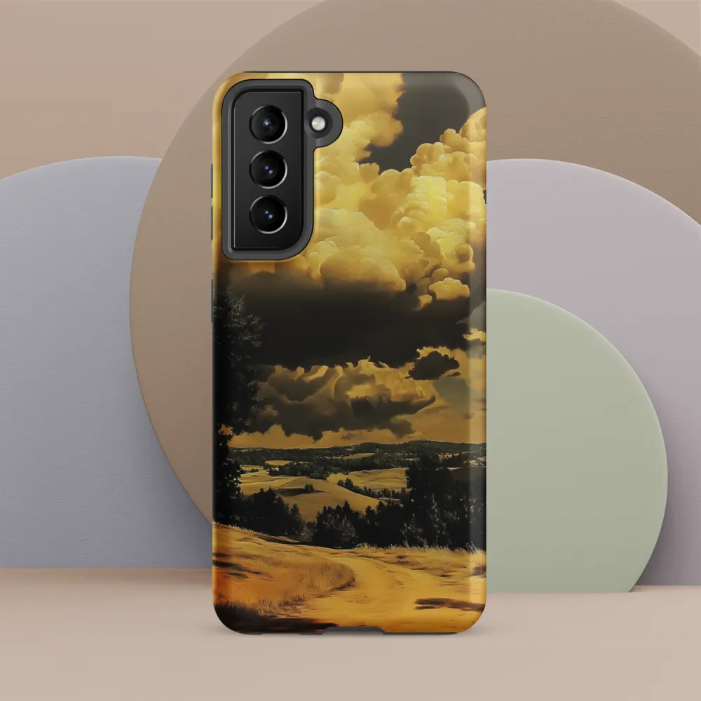 Golden Serenity in the Landscape