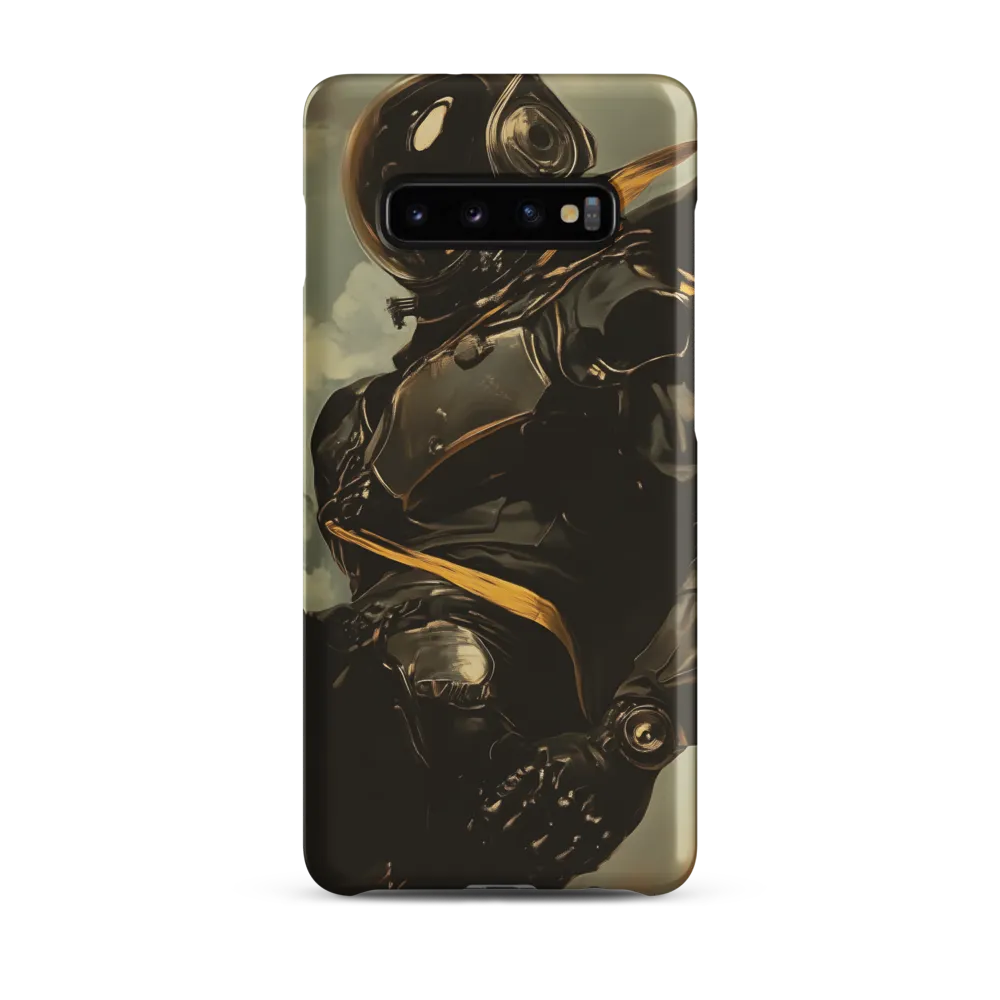Ethereal Explorer: The Enigmatic Astronaut | Phone Case |  S10 Plus | Snap Case | Matte