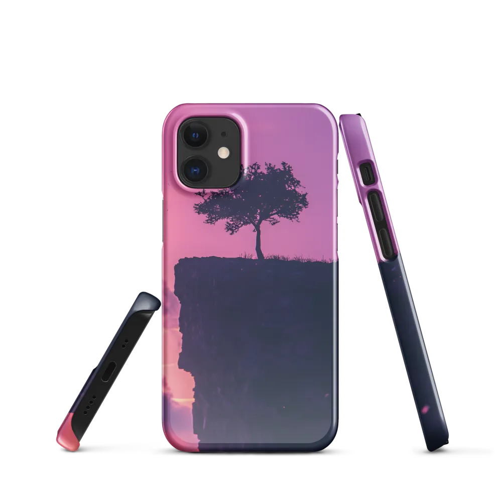 Solitude on the Edge | Phone Case |  12 Mini | Snap Case | Glossy