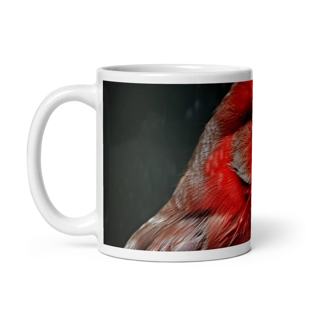 The Bold Cardinal | Mug with White inside | 11 oz