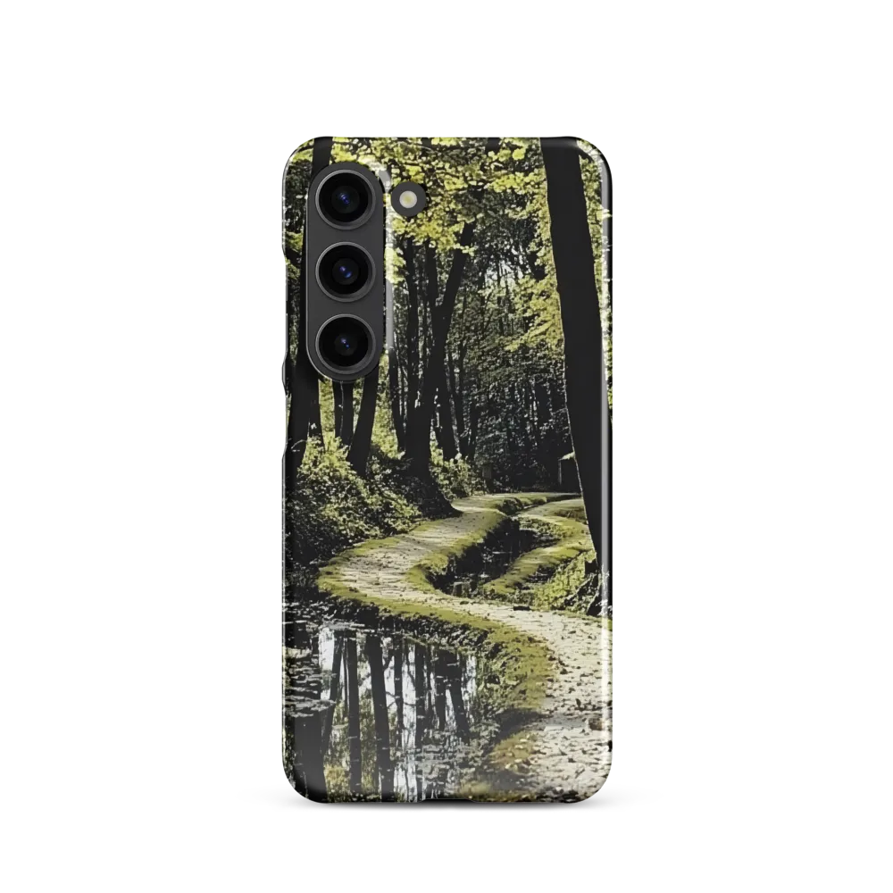 Whispers of the Forest Path | Phone Case |  S23 | Snap Case | Glossy