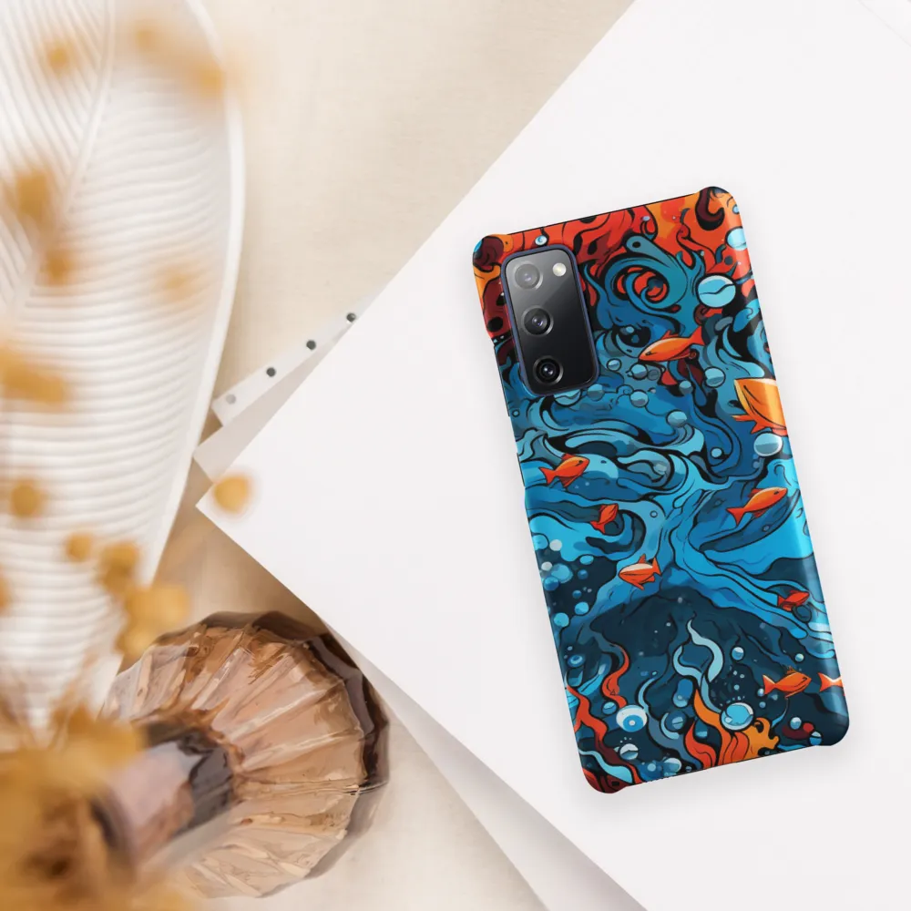 Fluid Harmony: Ocean and Flames