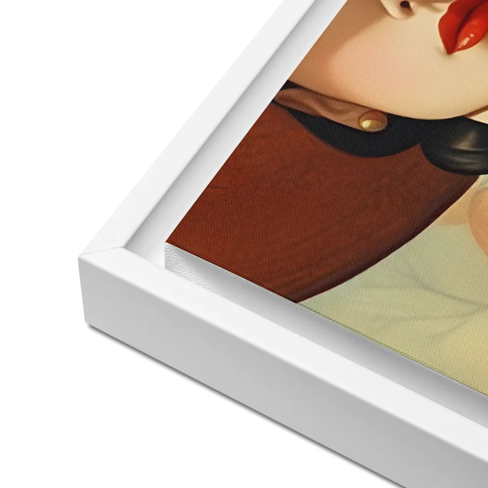 Elegance in Tranquility | Canvas with White Frame | 16″×20″
