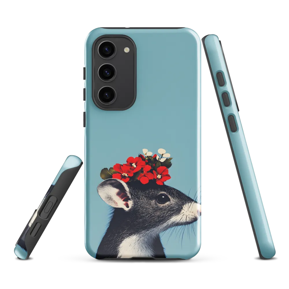 Whimsical Flora: A Mouse's Floral Crown