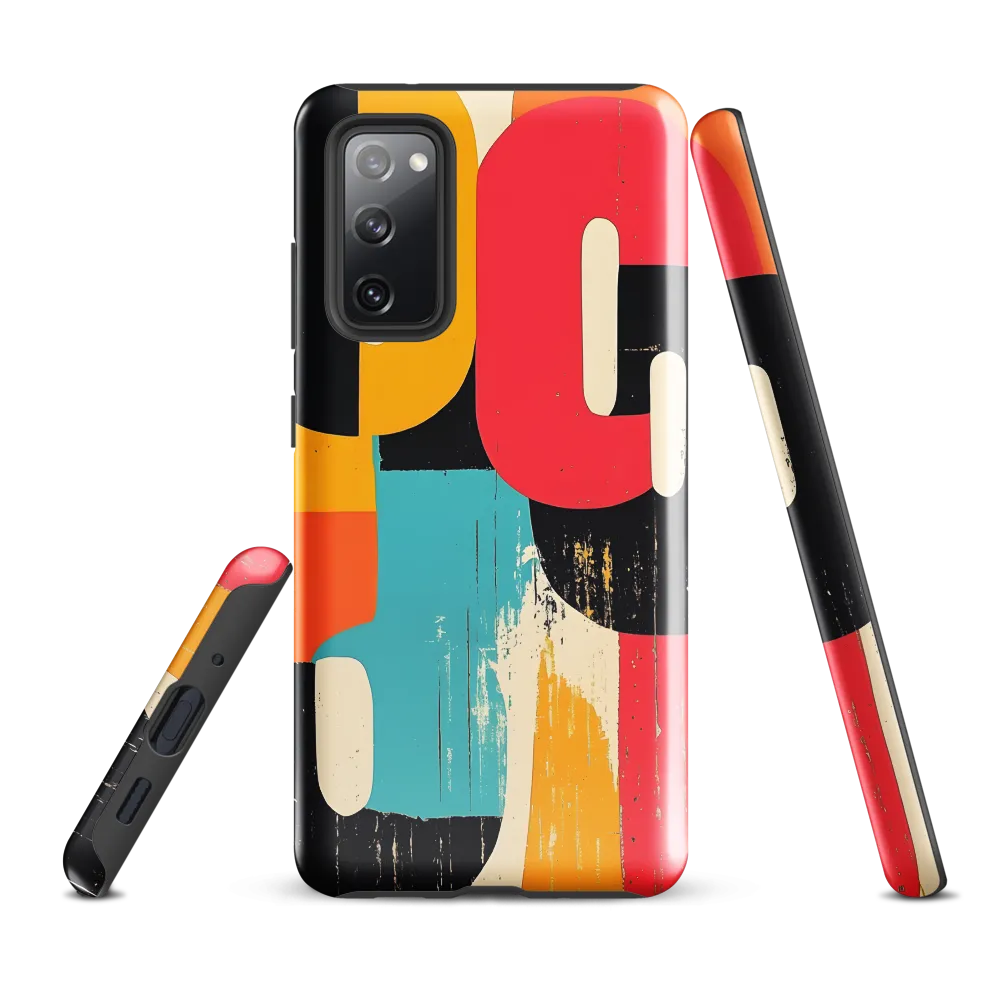 Colorful Curves: Numbers in Harmony | Phone Case |  S20 FE | Tough Case | Glossy