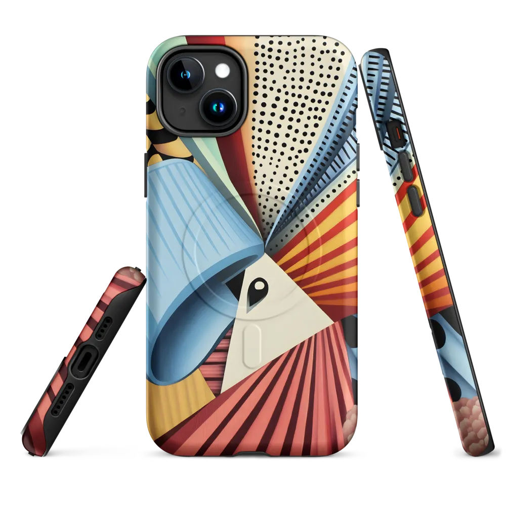 Symphony of Shapes | Phone Case |  15 Plus | MagSafe® Tough Case | Matte