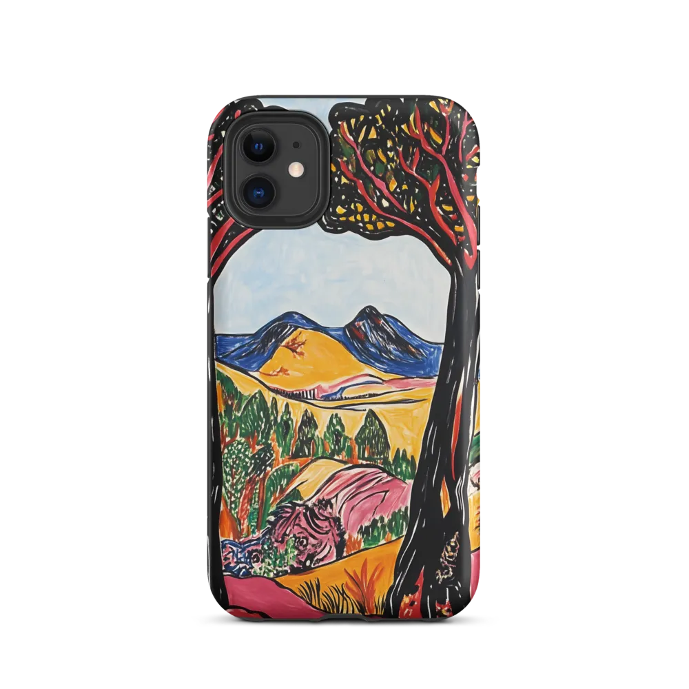 Vibrant Nature's Embrace | Phone Case |  11 | Tough Case | Matte