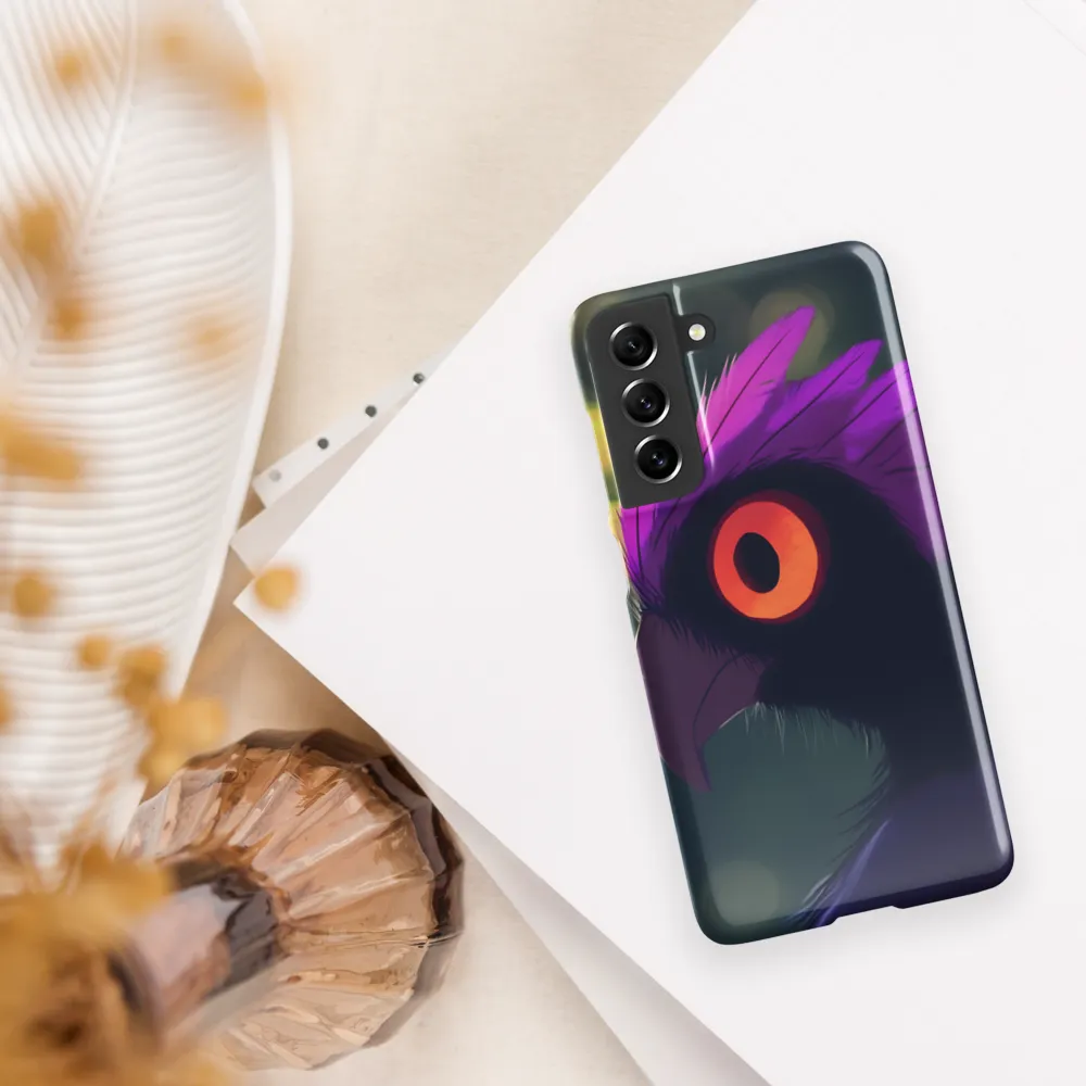 Mysterious Owl | Phone Case |  S21 FE | Snap Case | Glossy