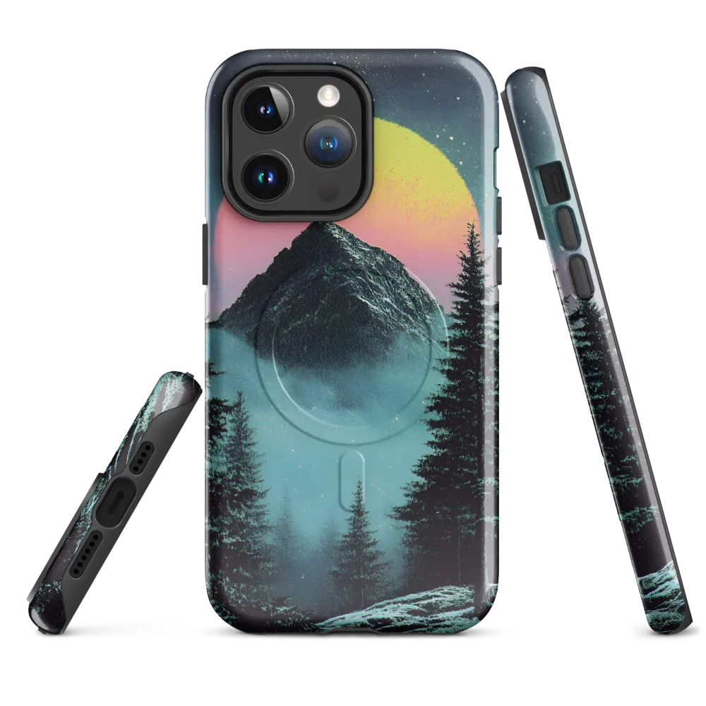 Ethereal Peaks Under Celestial Lights