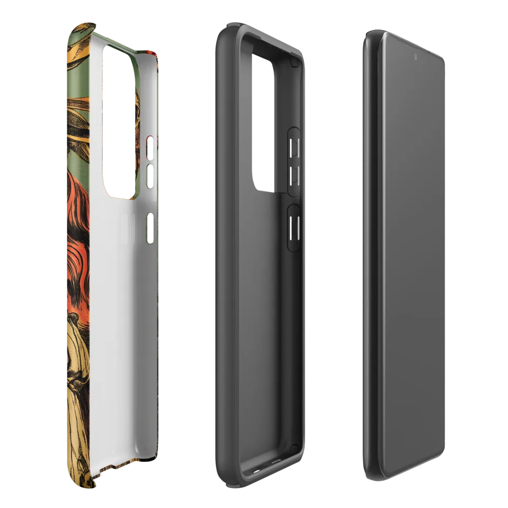 Elegance Beneath the Waves | Phone Case |  S21 Ultra | Tough Case | Matte