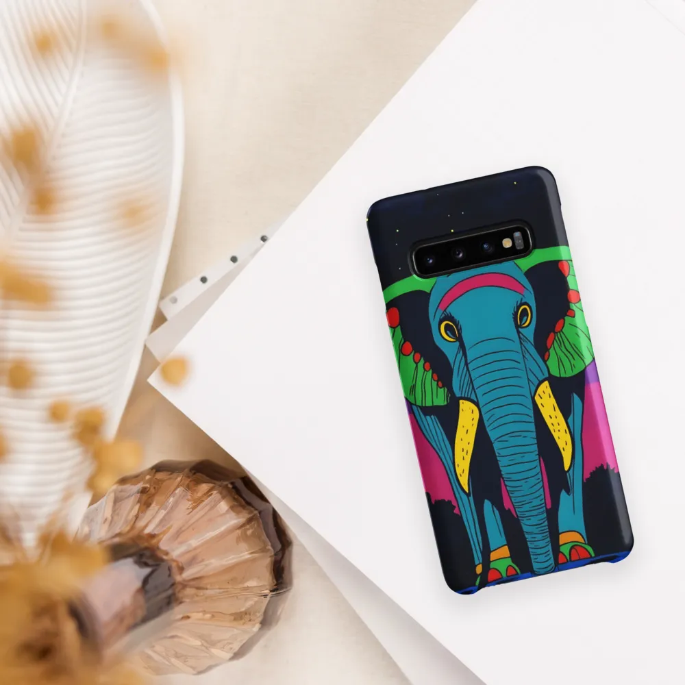Whimsical Majesty: The Vibrant Elephant