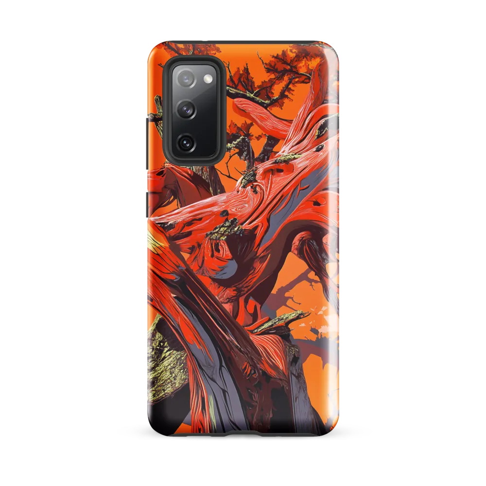 Life in Motion: An Abstract Tree | Phone Case |  S20 FE | Tough Case | Glossy