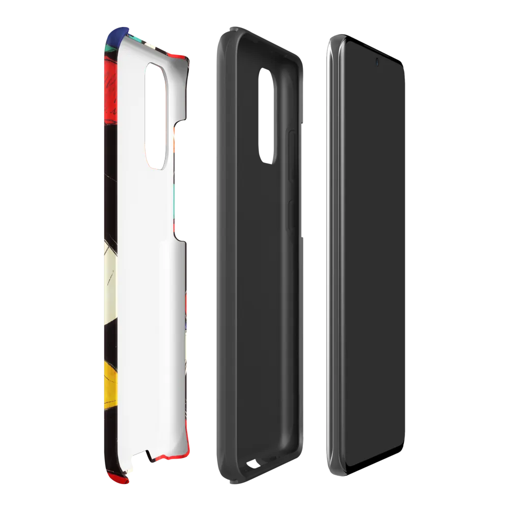 Vibrant Geometric Symphony | Phone Case |  S20 Plus | Tough Case | Matte