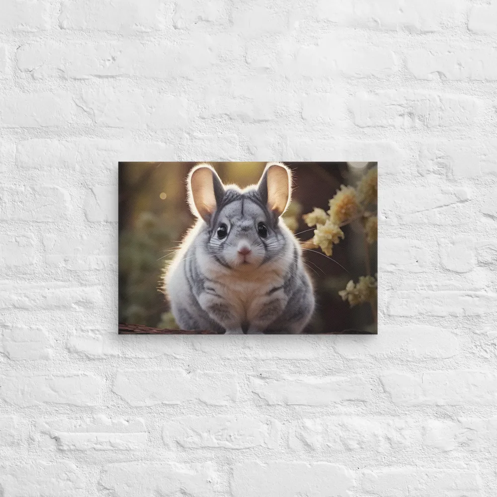 Curious Chinchilla in the Forest