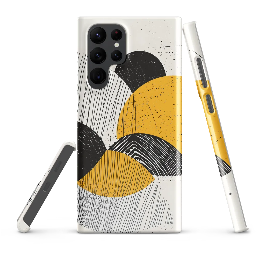 Dynamic Harmony in Black and Yellow