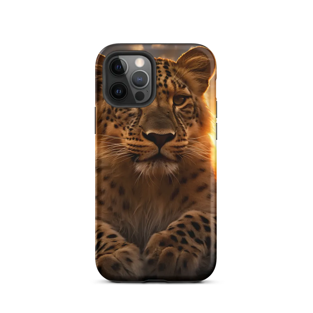 Regal Presence: The Leopard at Sunset