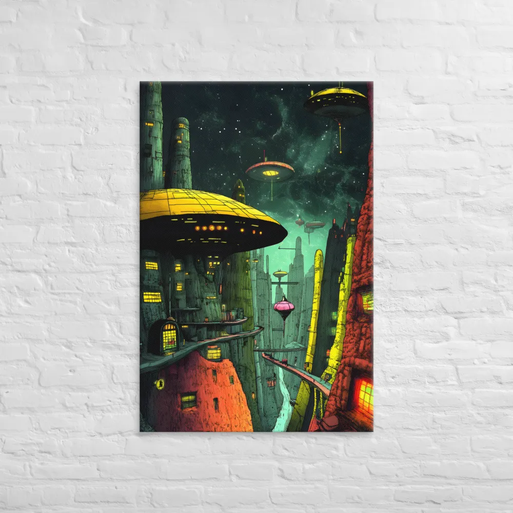 Cosmic Citadel | Canvas | 32″×48″