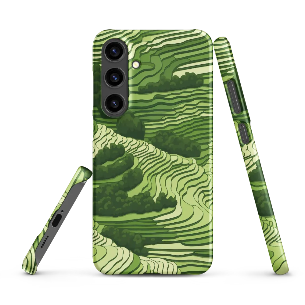 Waves of Green: An Abstract Landscape