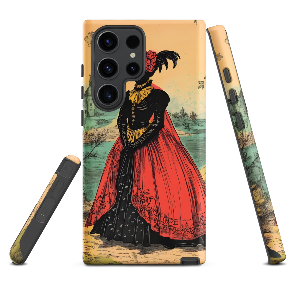 Elegance in Red and Gold