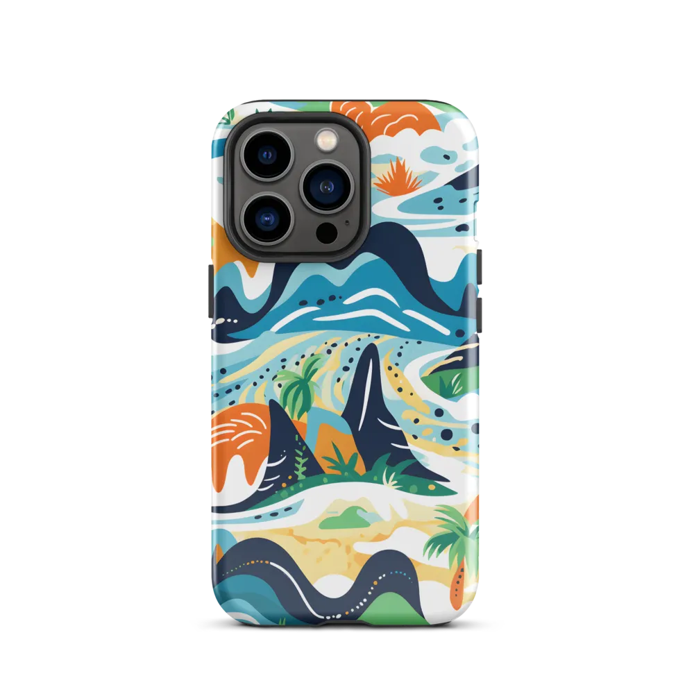 Abstract Tropical Landscape