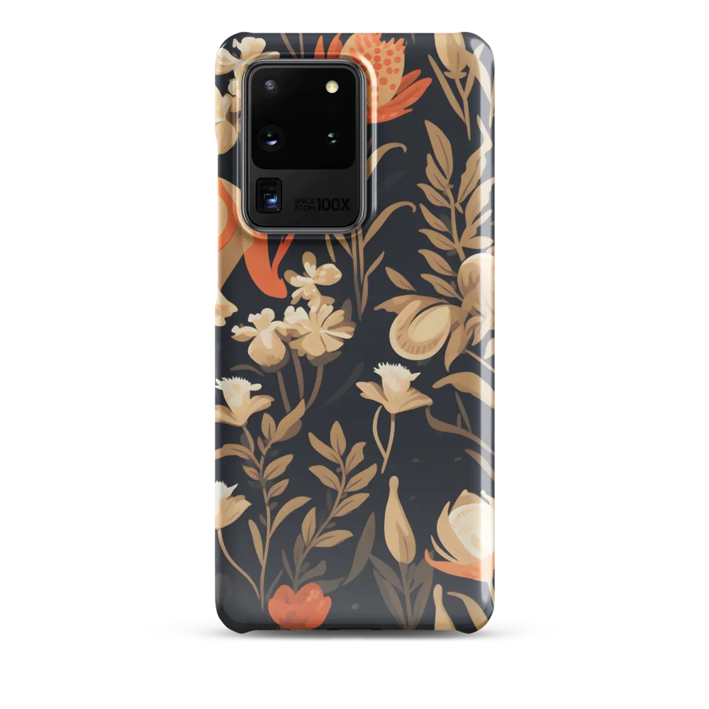 Floral Harmony: A Dance in the Dark