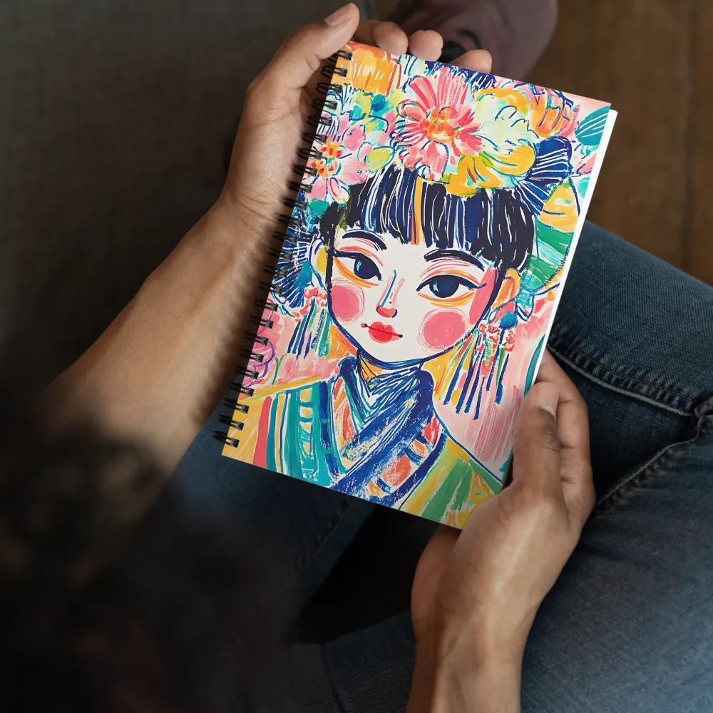 Blossoming Serenity | Spiral Notebook