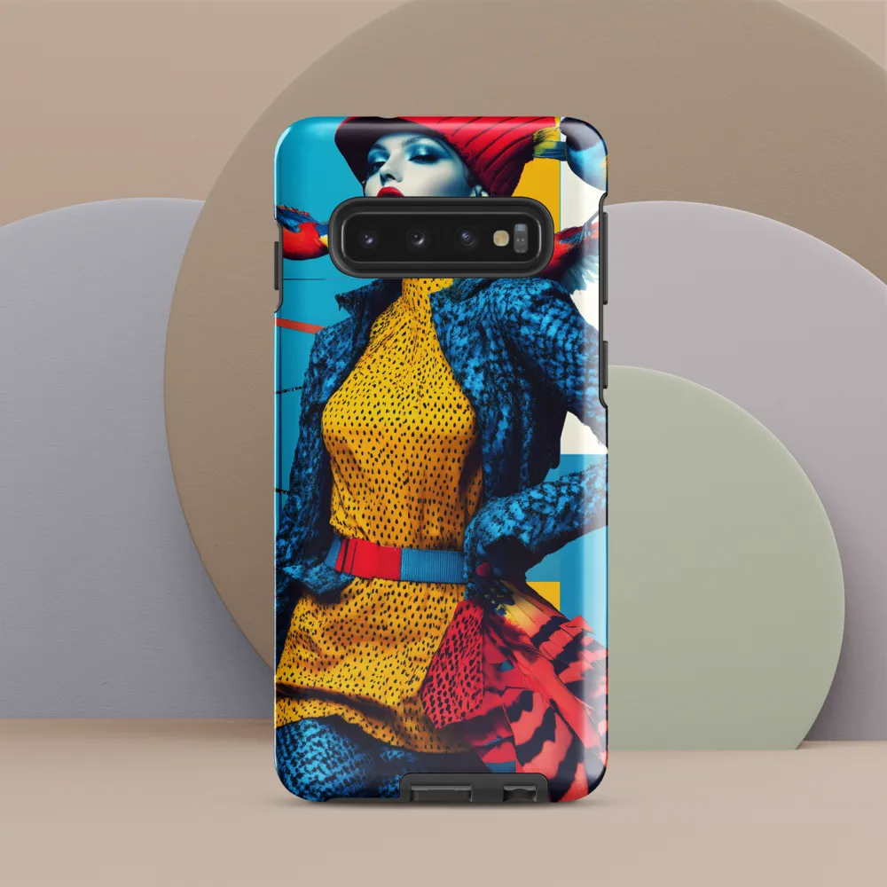 Vibrant Fusion of Nature and Fashion