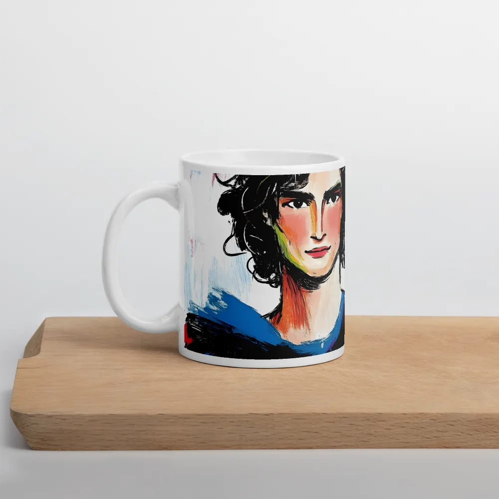 Vibrant Portrait of Youth | Mugs | Multiple Sizes & Colors