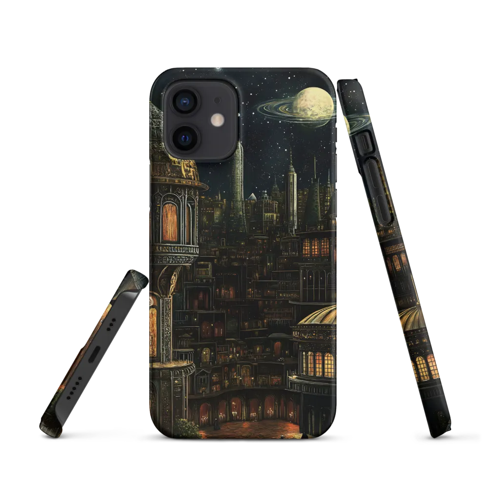 Celestial Enigma: A Surreal Cityscape