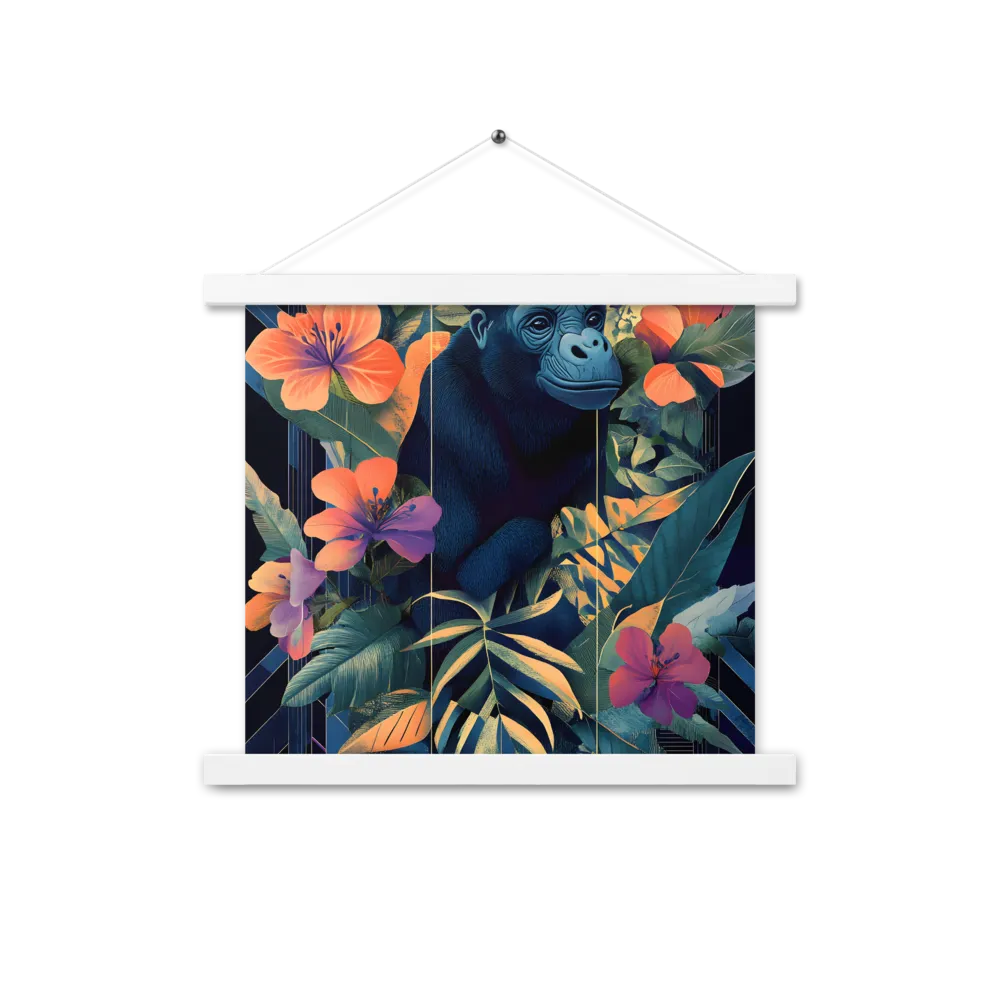 Harmony of Nature and Geometry | Poster With White Wood Hanger | 14″×14″