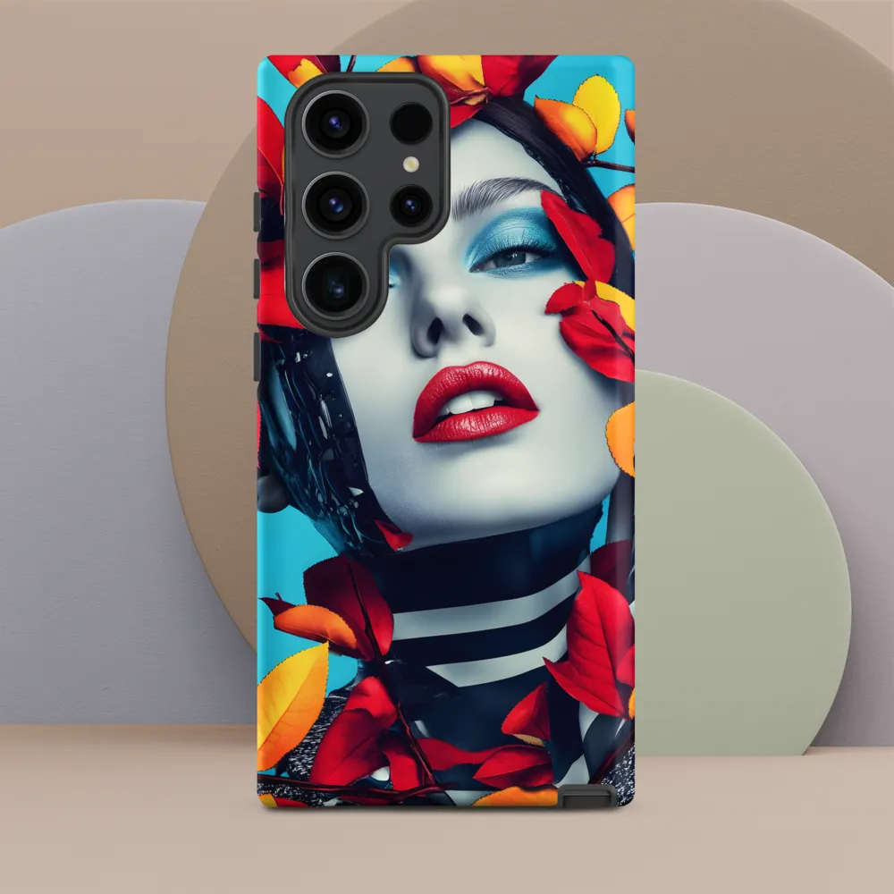 Futuristic Fusion: Nature Meets Technology | Phone Case |  S23 Ultra | Tough Case | Matte