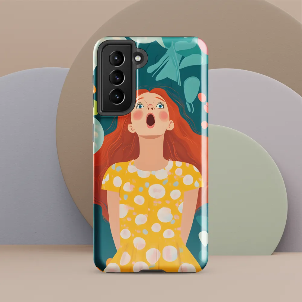 Joyful Expression | Phone Case |  S21 | Tough Case | Glossy